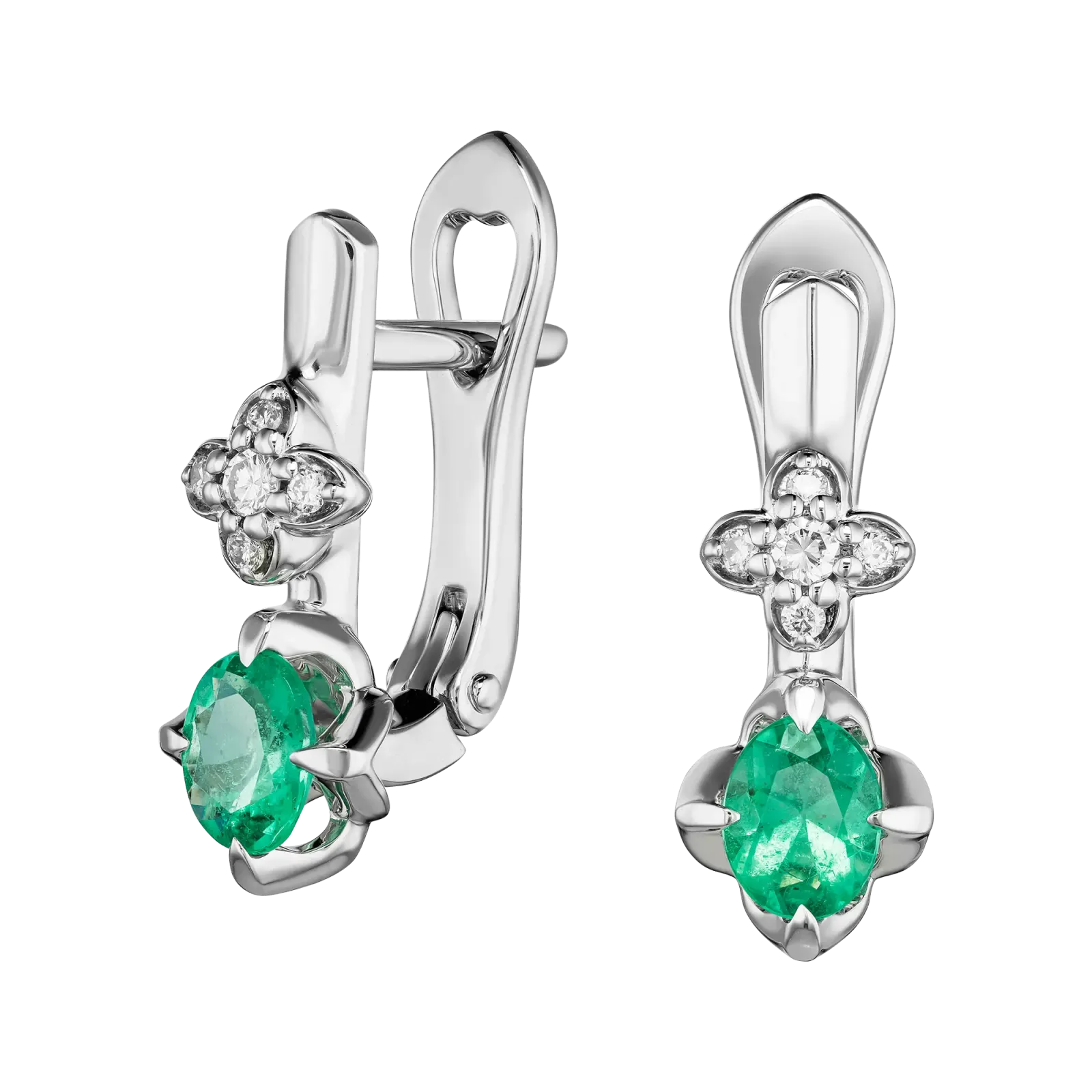 Серьги «Таежная камелия»