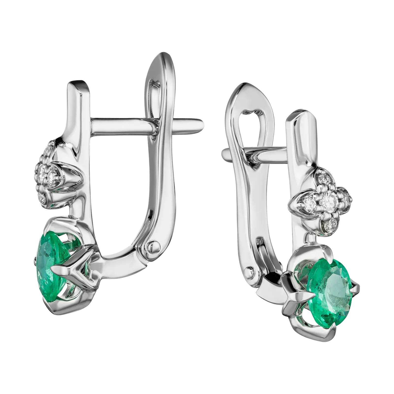 Серьги «Таежная камелия»