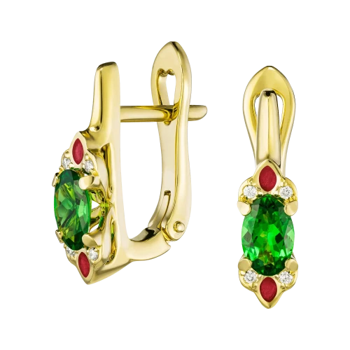 Серьги «Боярыня»