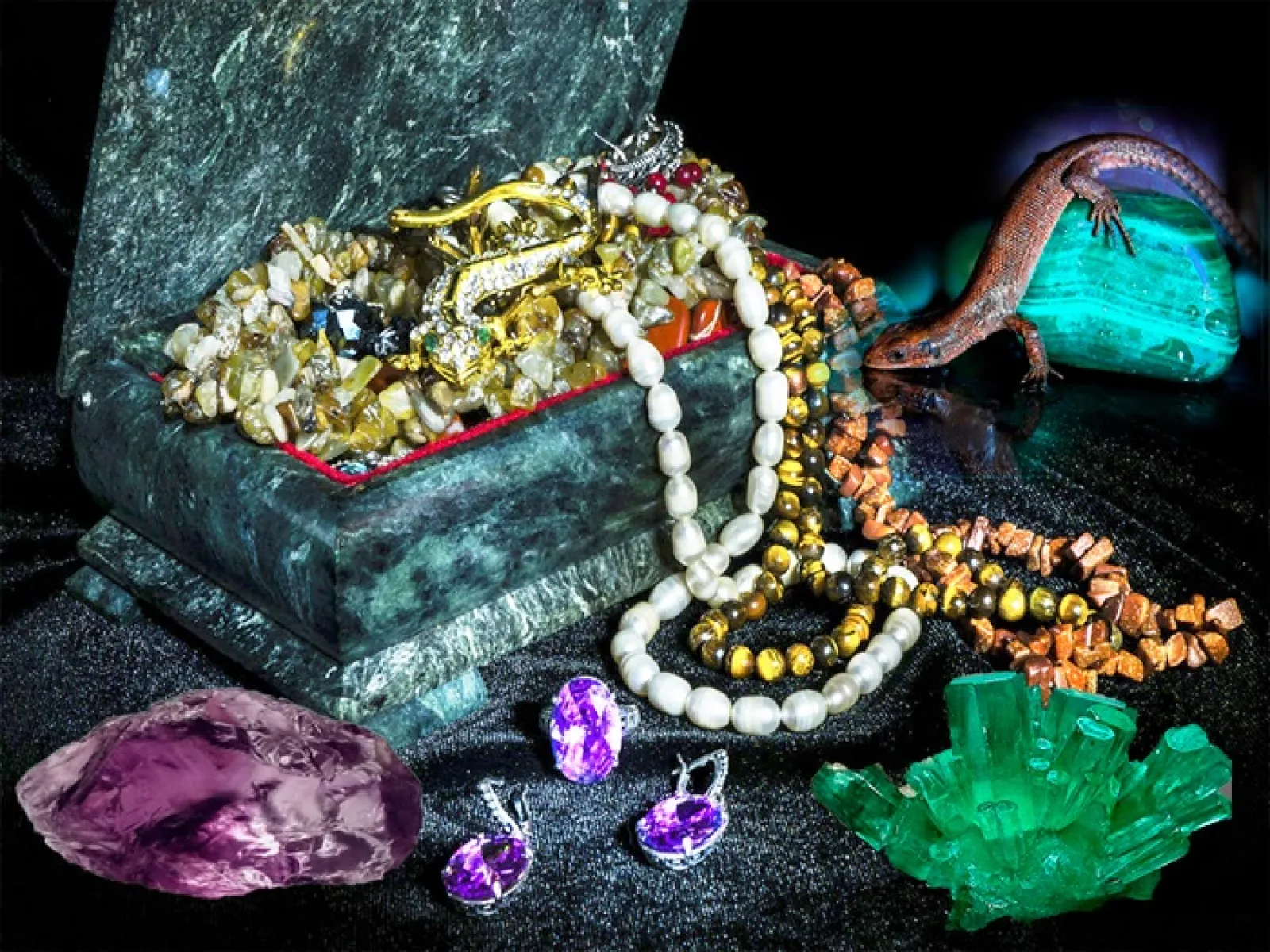 Серьги «Музыка ночи»