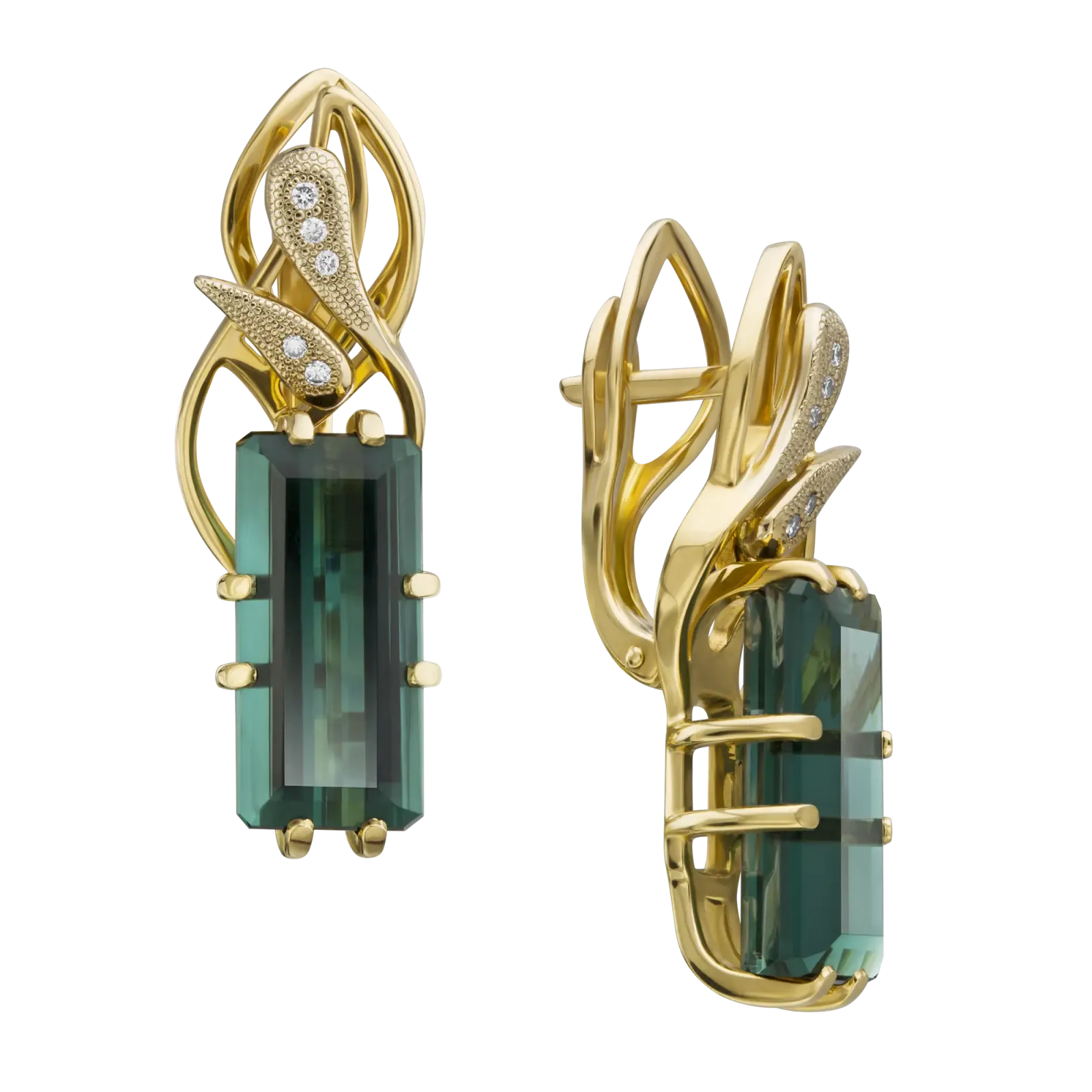 Серьги «Мелодия леса»