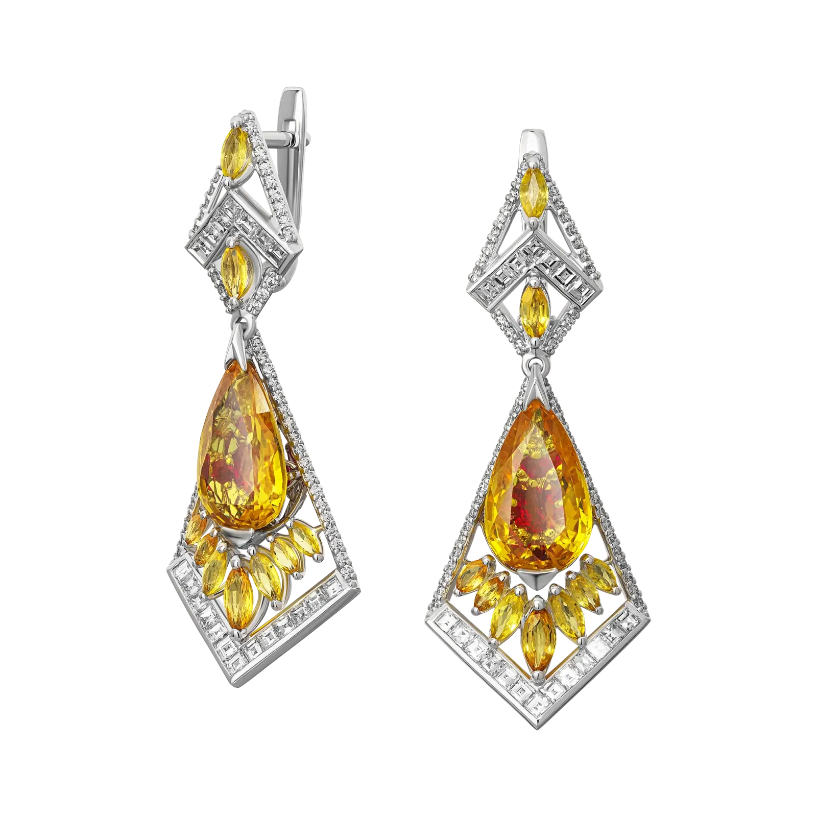 Серьги «Храм солнца»