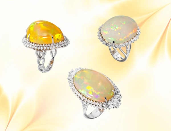 Коллекция «Феерия» с благородным опалом из Эфиопии фото