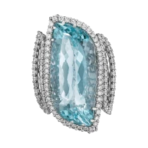 Кольцо «Богатство голубого цвета»