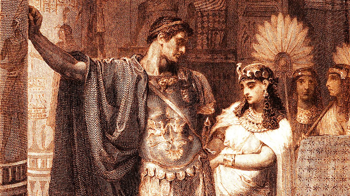 Марк Антоний и Клеопатра Рим